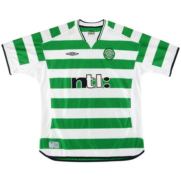 Camiseta Celtic 1ª Retro 2001 2003 Verde